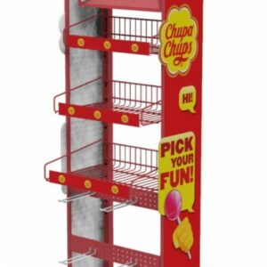 expositores metalicos y displays para dulces y golosinas chupa chups