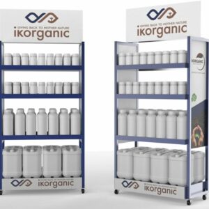 Expositores metalicos y displays de productos quimicos fertilizantes organicos 2