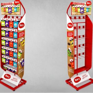 expositores metalicos y displays para especias y condimentos