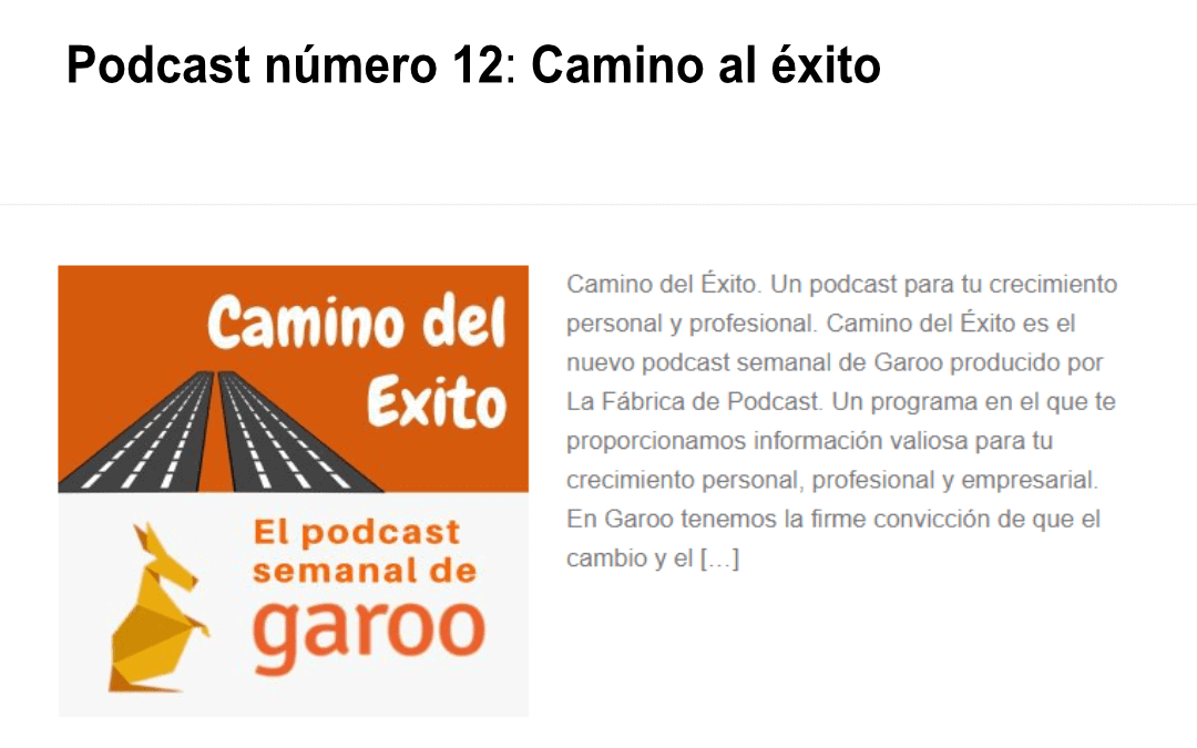 Podcast Garoo 12