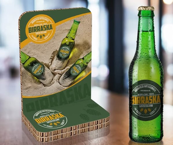 Display cartón sobremesa cerveza Display cartón sobremesa cerveza y bebidas