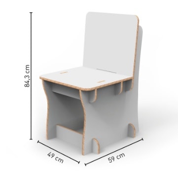 Dimensiones silla mobiliario