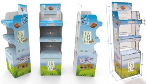 Expositor frutos secos de pie para tiendas