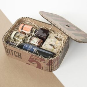 packaging caja regalo expositora para alimentos y bebidas