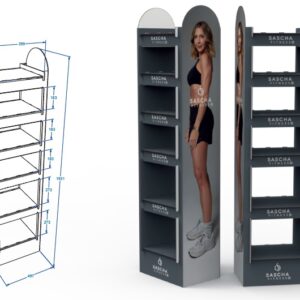 expositor carton bebidas energéticas