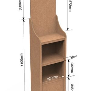 expositor o estructura estandard 3 bandejas optimo para alimentacion