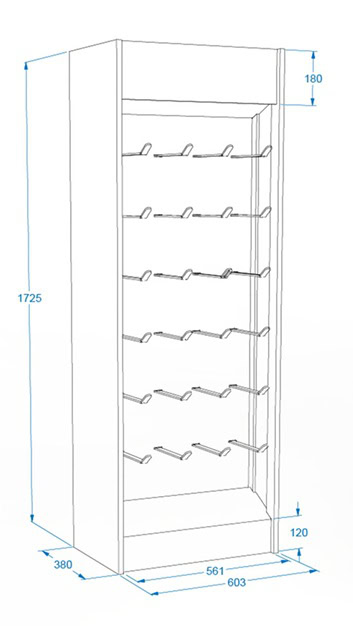 Expositor o estructura de carton personalizado modelo 20, adaptable en medidas sin coste de troquel, fácil montaje, ideal para tiendas y supermercados.MODELO 5 STANDAR Expositor o estructura de carton personalizado modelo 20, adaptable en medidas sin coste de troquel, fácil montaje, ideal para tiendas y supermercados.