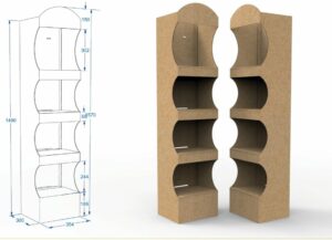 expositores de carton baratos