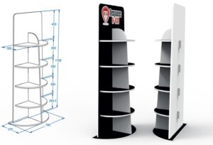 Reboard de Cartón: La Solución Profesional para Expositores de Tienda